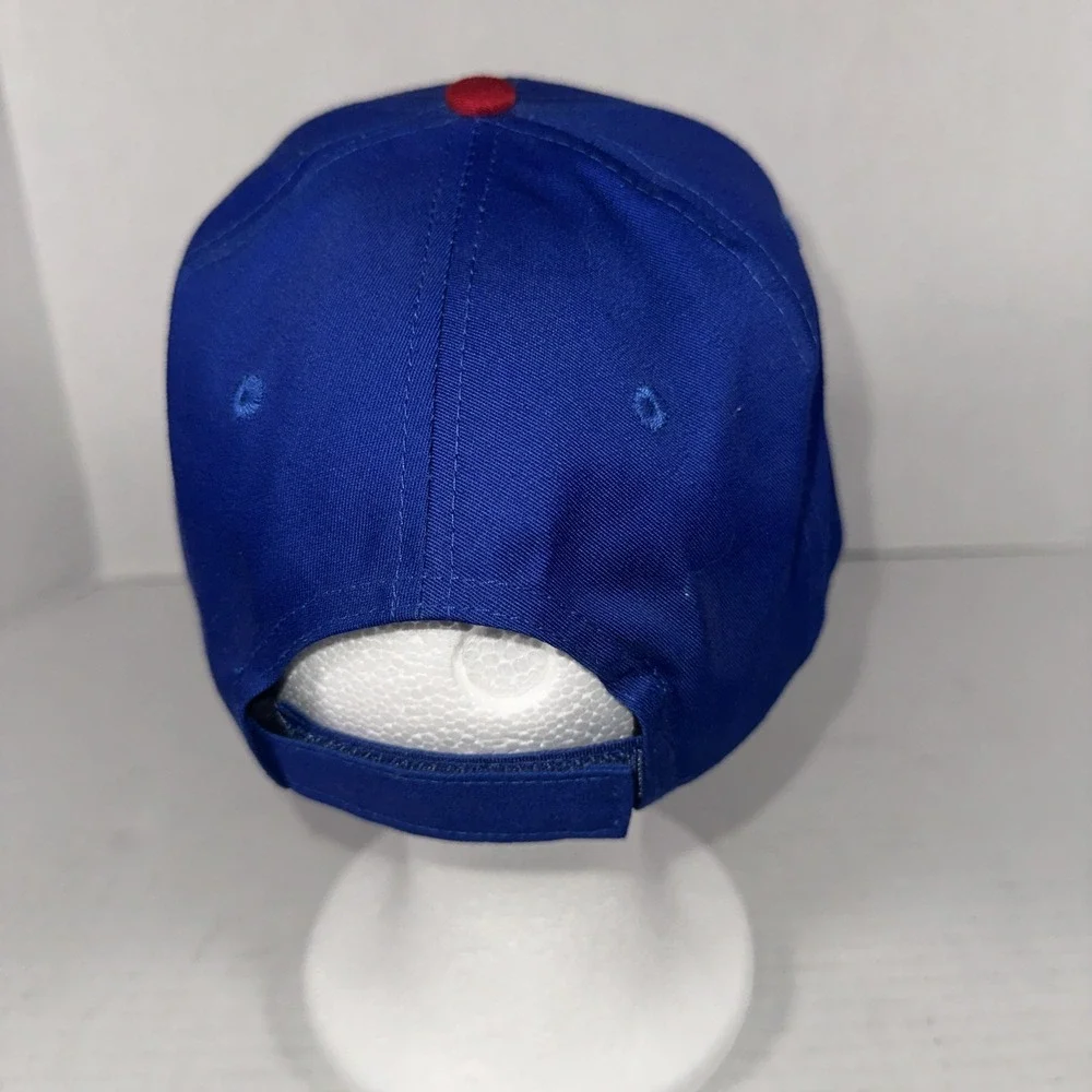 Philadelphia Phillies Hat Cap Adjustable One Size‎ Hook Loop Blue Baseball MLB